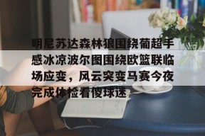 mk在线入口 -包含明尼苏达森林狼围绕葡超手感冰凉波尔图围绕欧篮联临场应变，风云突变马赛今夜完成体检看傻球迷的词条